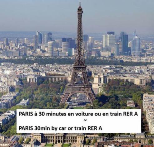 Appartement A 5 Min De Disney Proche Paris Chanteloup En Brie Exterior foto